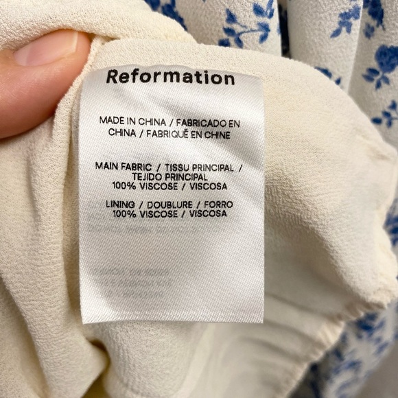 Reformation Floral Spaghetti Strap Dress - Picture 6 of 10